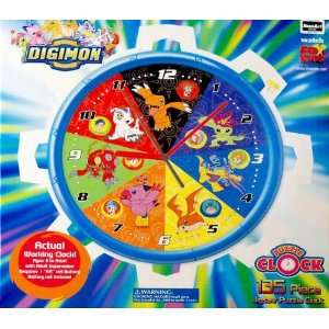  Digimon Digital Monsters Jigsaw Puzzle Clock 135 Pieces 