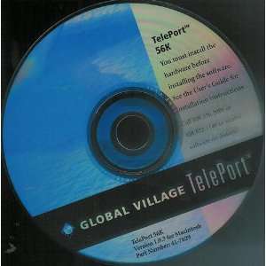 Global Village Teleport 56K Version 1.0.3 For MAC Part 41 7029