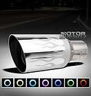 UNIVERSAL 4 7 COLOR LED EXHAUST MUFFLER TIP FIRE FLAME KIT DODGE 