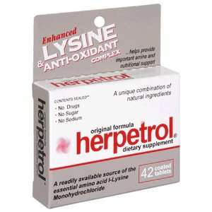 Herpetrol Enhanced Lysine and Anti Oxidant Complex, Original Formula 
