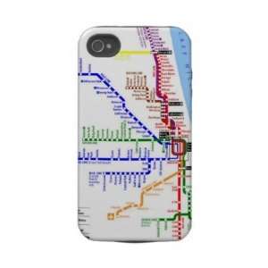  Chicago subway Case Mate Case Iphone 4 Tough Covers Cell 