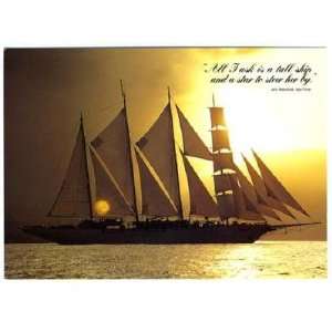 Star Clippers Postcard Tall Ships