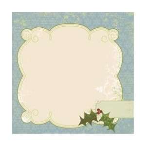 Thru LYB Christmas Delight Specialty Paper 12X12 Holly Jolly Frame 