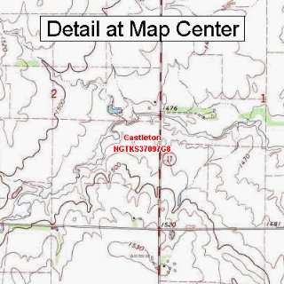   Map   Castleton, Kansas (Folded/Waterproof)