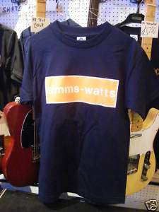 Vintage Simms Watts logo T shirt for amp amplifier  