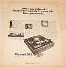 vintage miracord 50h stereo turntable print ad 1971 expedited shipping