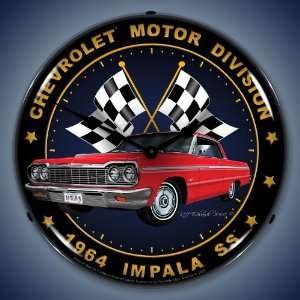  1964 Chevy Impala SS Lighted Wall Clock