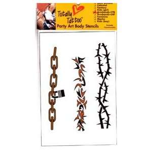  Badger Airbrush 22 208 Armbands Chain Tribal Barbed 