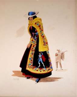   Costumes of South America Edouard Halouze 26 Lithograph Prints  