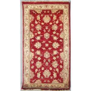   2x4 Small Rug  An Authentic Hand Knotted Chobi Ziegler Rug made with