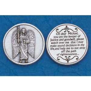  25 Archangel Michael Prayer Coins Jewelry