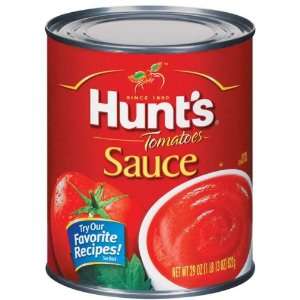 Hunts Tomato Sauce 29 oz (Pack of 12) Grocery & Gourmet Food