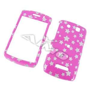 Blackberry Storm/Thunder 9530/9500 Hot Pink with Star (Sparkle) Design 