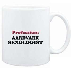  Mug White  Profession Aardvark Sexologist  Animals 