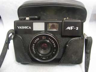 Yashica MF 2 Camera f38 mm 14 Lens + Case  