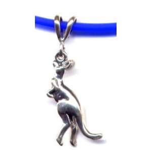 18 Blue Kangaroo Necklace Sterling Silver Jewelry  Sports 