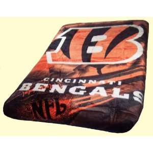 Twin NFL Bengals Mink Blanket 