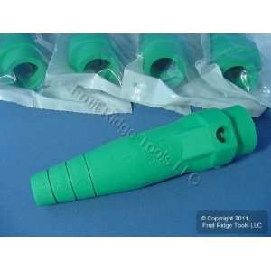   Leviton Green ECT 18 Series Male Cam Plug Insulating Sleeves 18SDM 14G