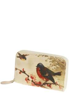 Tweet Affection Wallet by Disaster Designs   White, Red, Green, Brown 