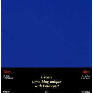 Origami Paper  50 Blue Sheets