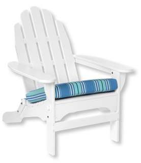 Casco Bay Adirondack Chair Seat Cushion, Stripe Casco Bay Cushions at 