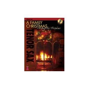   Family Christmas Around the Fireplace Tenor Sax Musical Instruments