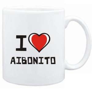  Mug White I love Aibonito  Cities