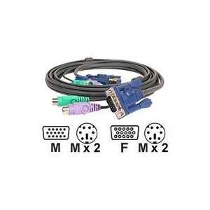  Premium KVM Cables 10 ft Electronics