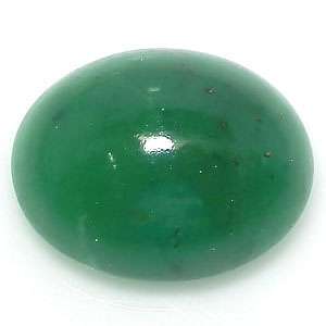20.66CT. NEW NATURAL APPLE GREEN CHRYSOPRASE OVAL CUT CABOCHON HEALING 