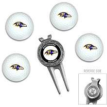 Team Golf Baltimore Ravens Golf Balls & Divot Tool Set   