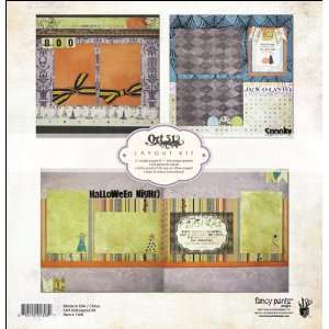 Fancy Pants Designs   Oct 31st Collection   Halloween   12 x 12 Layout 