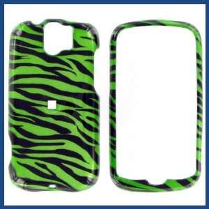  HTC MyTouch Slide 2D Zebra on Green Protective Case Electronics