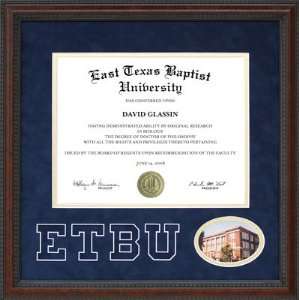  East Texas Baptist University Diploma Frame Sports 