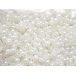  10,000PC Off White Flat Back Pearls 4mm fbp2 Arts, Crafts 