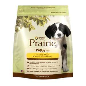 Prairie Puppy Chicken Meal & Brown Rice Medley by Natures Variety, 5 