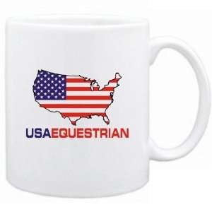  New  Usa Equestrian / Map  Mug Sports