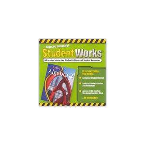  Algebra 2 StudentWorks CD ROM McGraw Hill/Glencoe Books