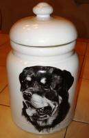 Rottweiler Ceramic Cookie Jar. Rosalinde, Best in Show  