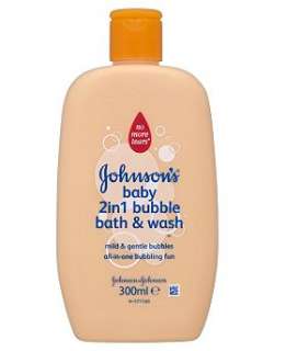 Johnsons Baby 2 in 1 Bubble Bath 300ml 3440141