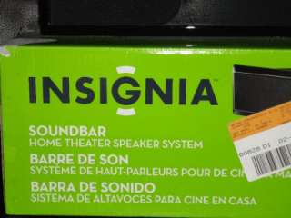 INSIGNIA Sound Bar NS SBAR A Home Theatre Speaker System with 