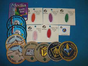 Girl Scouts And Boy Scouts Patches  