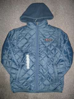 NWT TIMBERLAND Boys LARGE 14/16 Quilted Field Jacket Fleece Lined w 