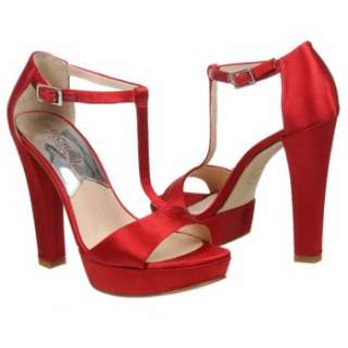 Womens MICHAEL MICHAEL KORS Josie T Strap Red Satin Shoes 