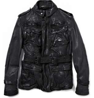  Clothing  Coats and jackets  Leather jackets  Washed 
