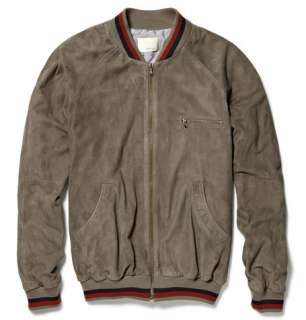    Coats and jackets  Bomber jackets  Suede Baseball Jacket