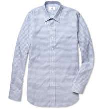 dunhill check cotton shirt