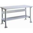 Lyon Work Bench w/ Stringer & Shelf60 Wx28 D  Bench ColorDove Gray 