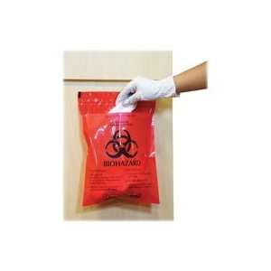   , Inc. Biohazard Waste Bag, Disposable, 9x10, 