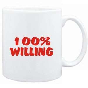 Mug White  100% willing  Adjetives 