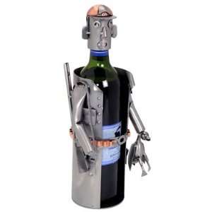    Hunter Wine Bottle Holder by H&K Sculptures